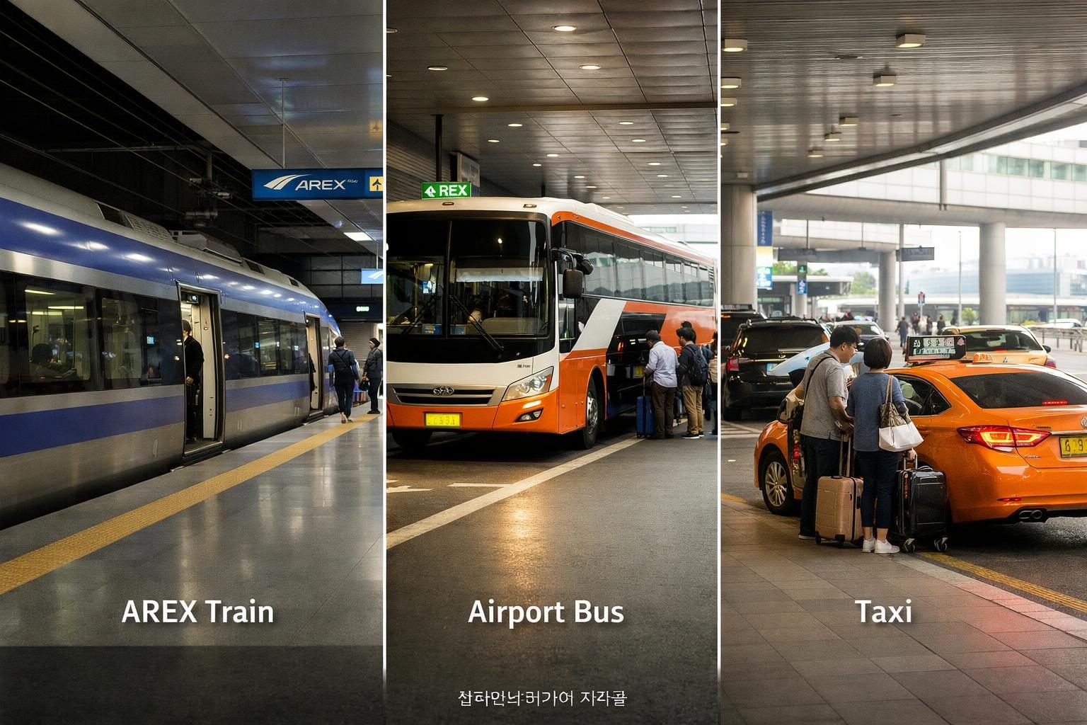 Official Incheon Airport taxi stand