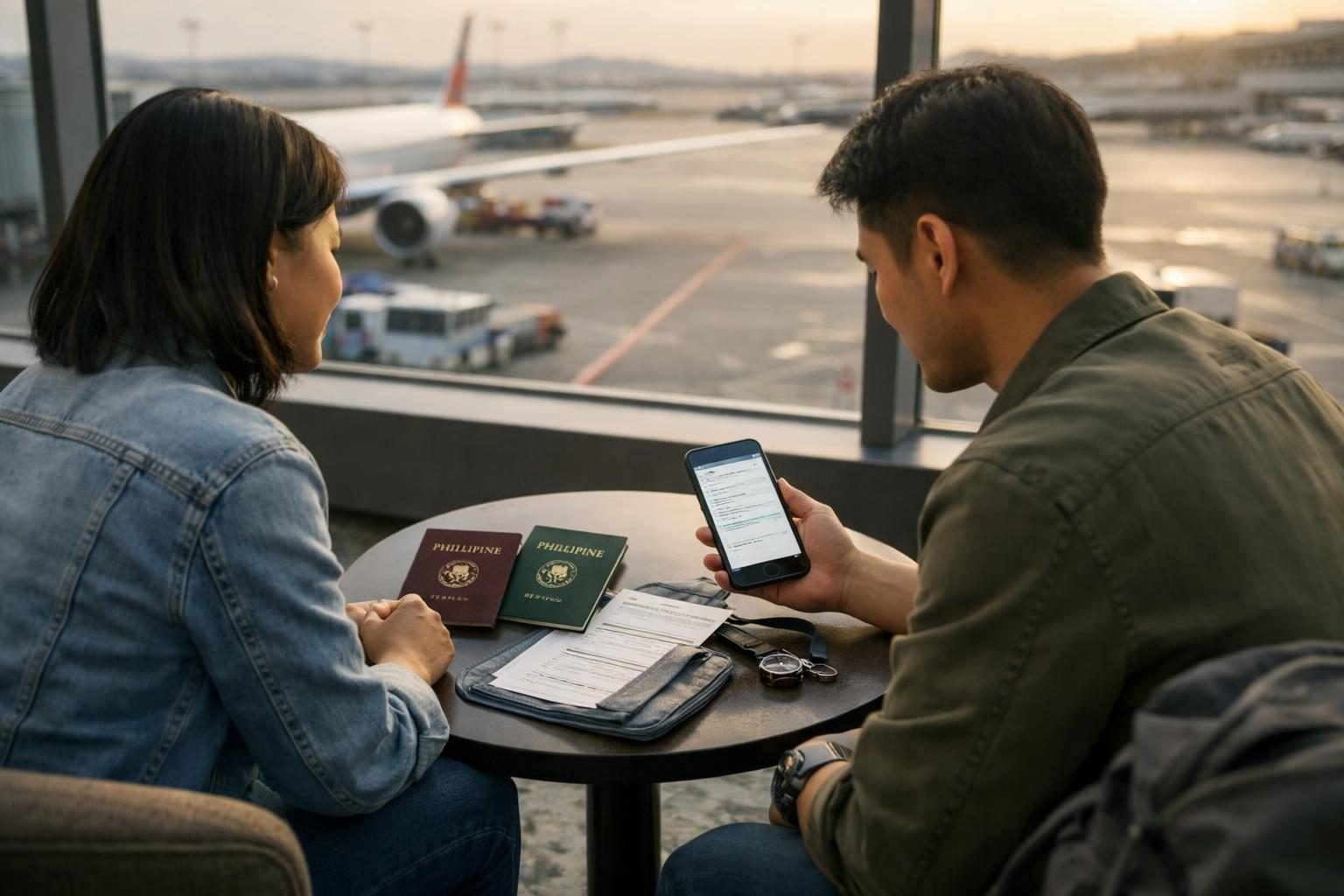 Arrival day immigration checklist for Korea