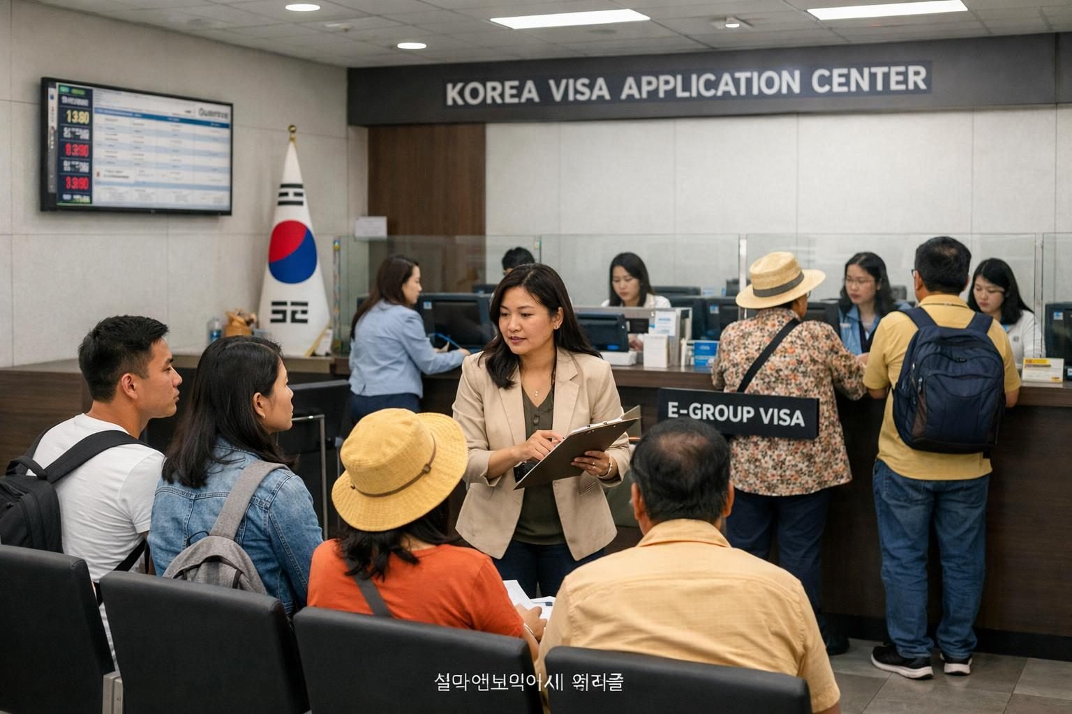 Official Korea tourist visa requirement documents