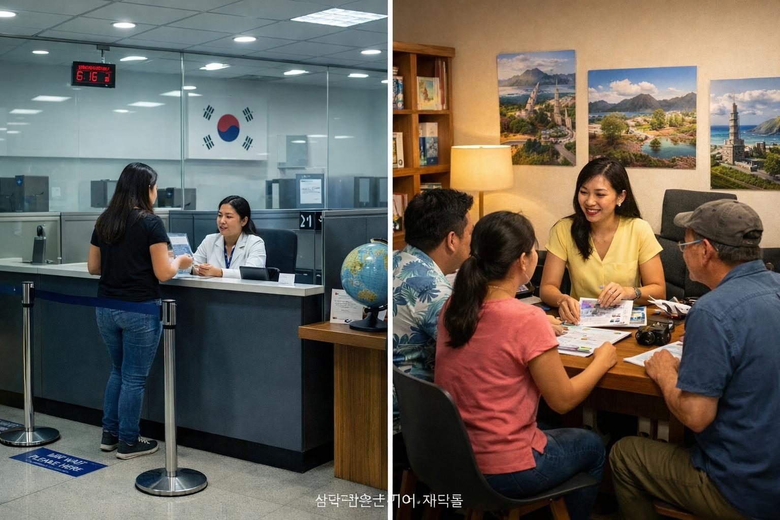 Comparison of South Korea visa application routes